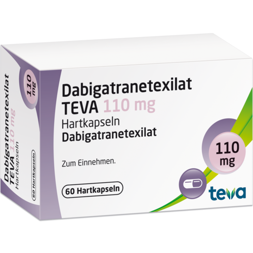 Dabigatranetexilat TEVA 110 mg Hartkapseln