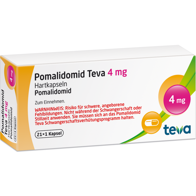 Pomalidomid Teva 4 mg Hartkapseln