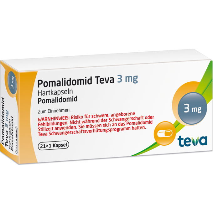 Pomalidomid Teva 3 mg Hartkapseln