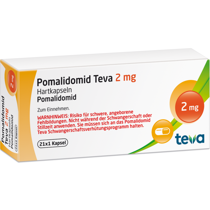 Pomalidomid Teva 2 mg Hartkapseln
